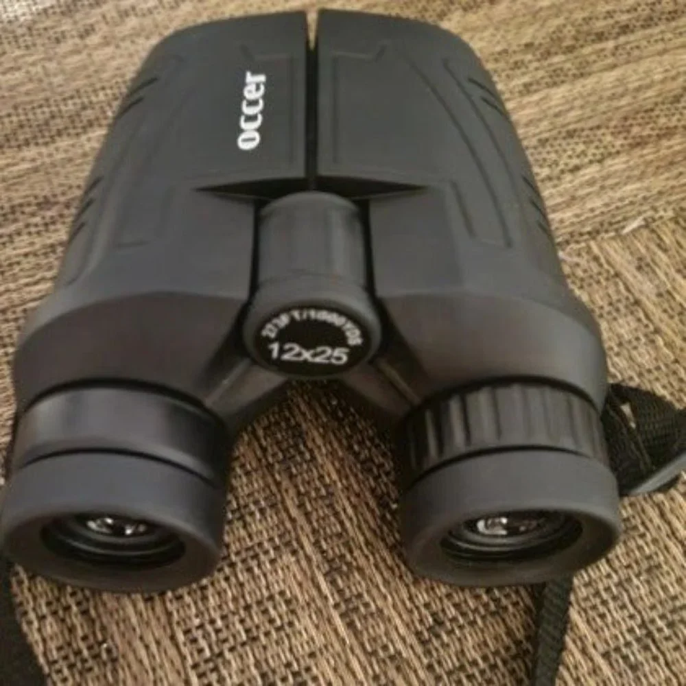 12x25 Compact Binoculars - Large Eyepiece Waterproof Binoculars